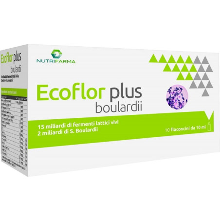 ECOFLOR PLUS BOULARDII 10 FLACONCINI