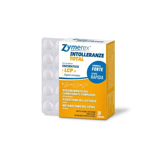 ZYMEREX INTOLLERANZE TOTAL 20 COMPRESSE