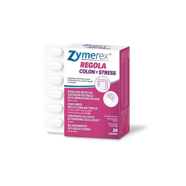 ZYMEREX REGOLA COLON E STRESS 24 COMPRESSE