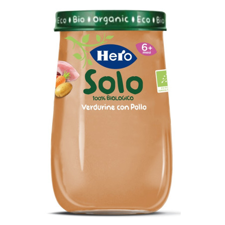 HERO BABY SOLO OMOGENEIZZATO POLLO VERDURE 190 G