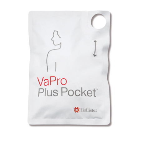 CATETERE INTERMITTENTE VAPRO PLUS POCKET NO TOUCH CON SACCA CH 14 30 PEZZI