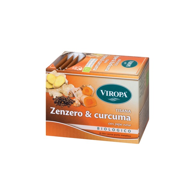 VIROPA TISANA ZENZERO&CURCUMA BIO 15 FILTRI