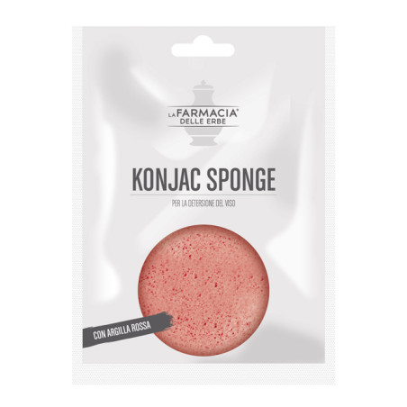 FDE KONJAC SPONGE ARGILLA ROSSA 1 PEZZO