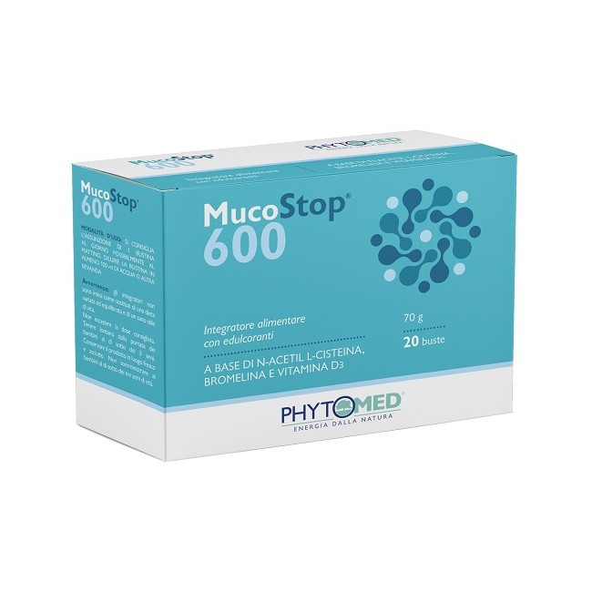 MUCOSTOP 600MG 20 BUSTINE DA 3,5 G