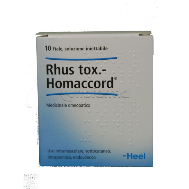 HEEL RHUS TOXICODENDRON HOMACCORD 10 FIALE