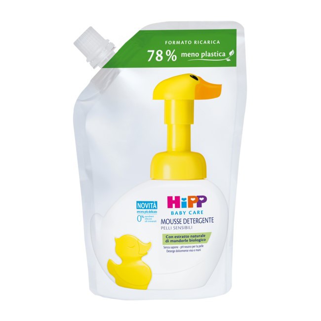 HIPP BABY CARE RICARICA MOUSSE DETERGENTE PAPERELLA FUN 250 ML