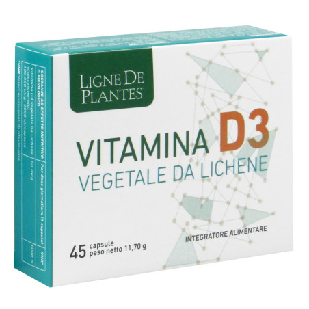 LIGNE DE PLANTES VITAMINA D3 VEGETALE 45 CAPSULE