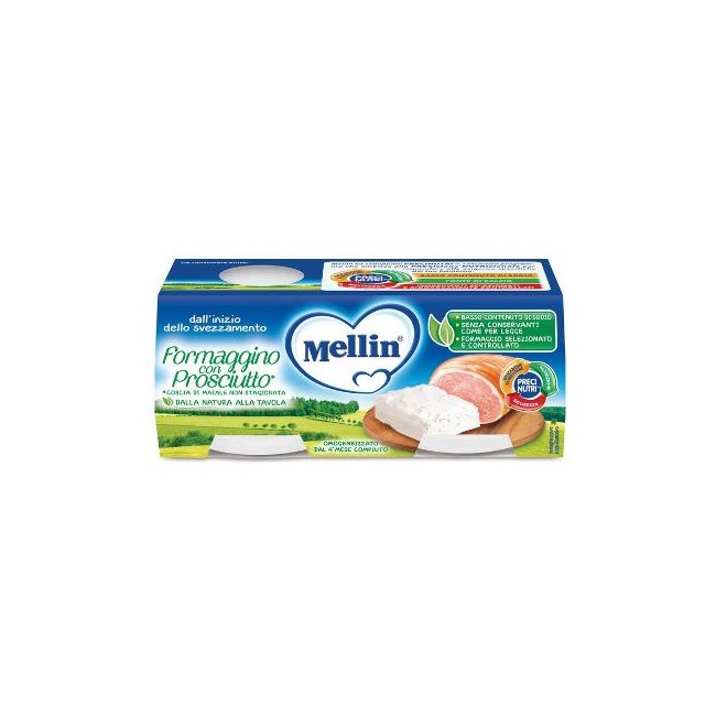 MELLIN BABY FORMAGGINO CON PROSCIUTTO 2 X 80 G