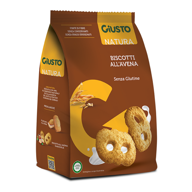 GIUSTO SENZA GLUTINE BISCOTTI AVENA 250 G