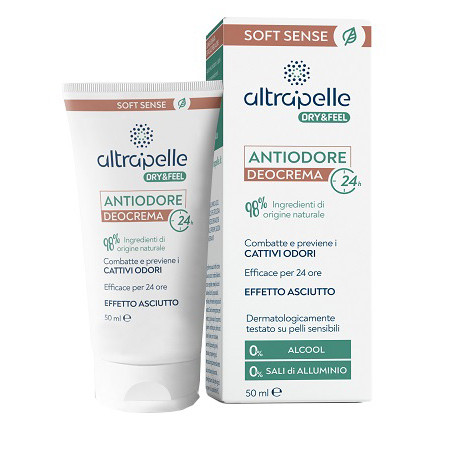 ALTRAPELLE DRY & FEEL DEOCREMA ANTIODORE 24H 50 ML