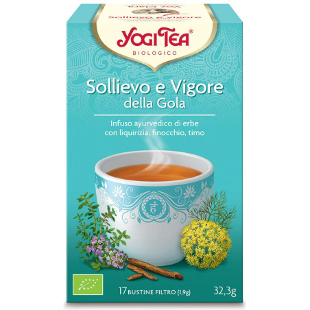 YOGI TEA SOLLIEVO E VIGORE DELLA GOLA 32,3 G