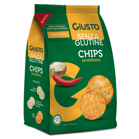 GIUSTO SENZA GLUTINE CHIPS ARRABBIATA 40 G