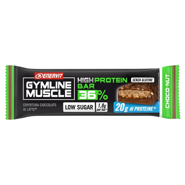 GYMLINE PROTEIN BAR 36 CHOCO NUT LS 55 G