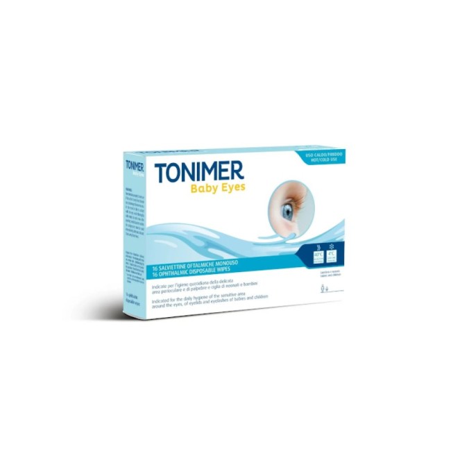 TONIMER EYES BABY SALVIETTINE OFTALMICHE 16 PEZZI