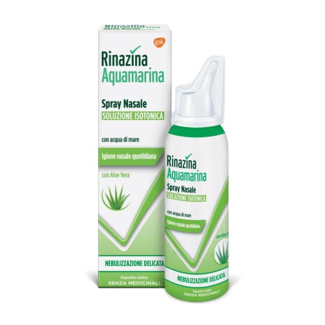 RINAZINA AQUAMARINA FAMILY SPRAY NASALE ISOTONICO DELICATO 100 ML