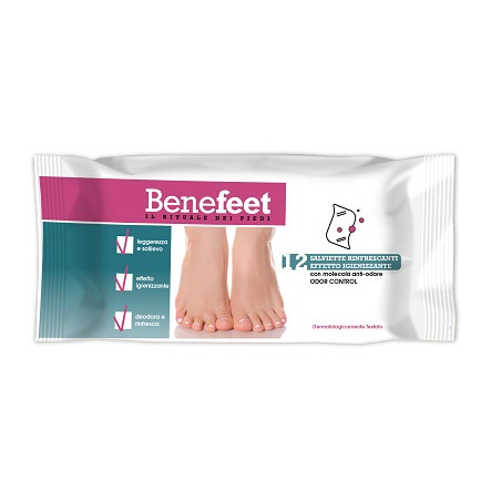 BENEFEET SALVIETTE ODOR CONTROL 12 PEZZI