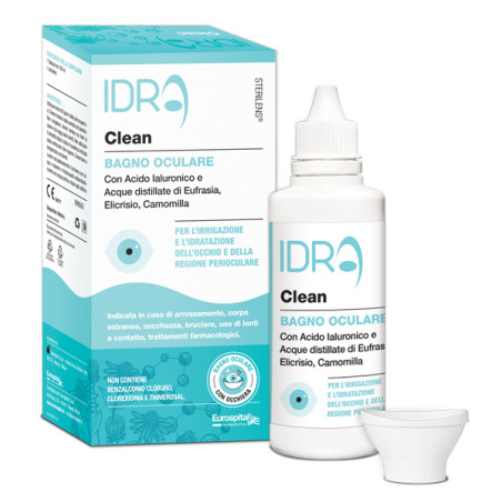 STERILENS IDRA CLEAN BAGNO OCULARE FLACONE 120 ML + OCCHIERA