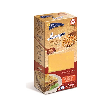 PIACERI MEDITERRANEI PASTA FARINA MAIS LASAGNE 250 G