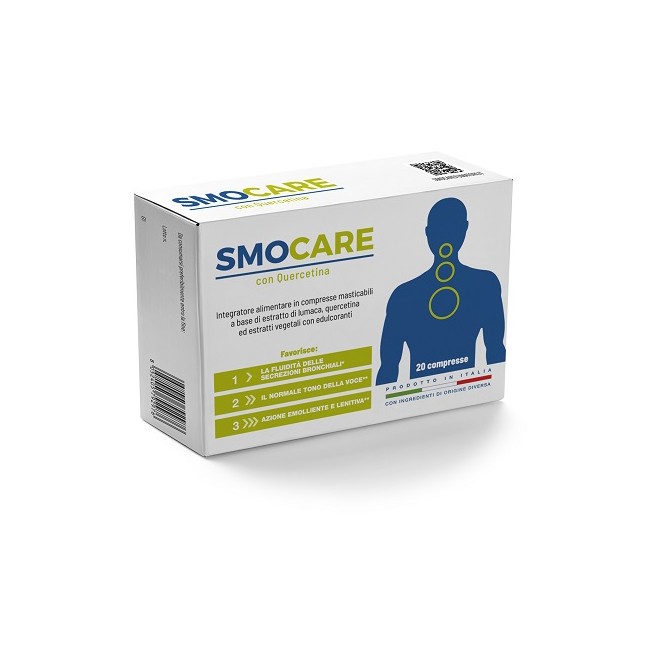 SMOCARE FUMATORI 20 COMPRESSE CON QUERCETINA