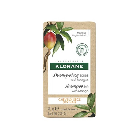 KLORANE SHAMPOO SOLIDO MANGO 80 G