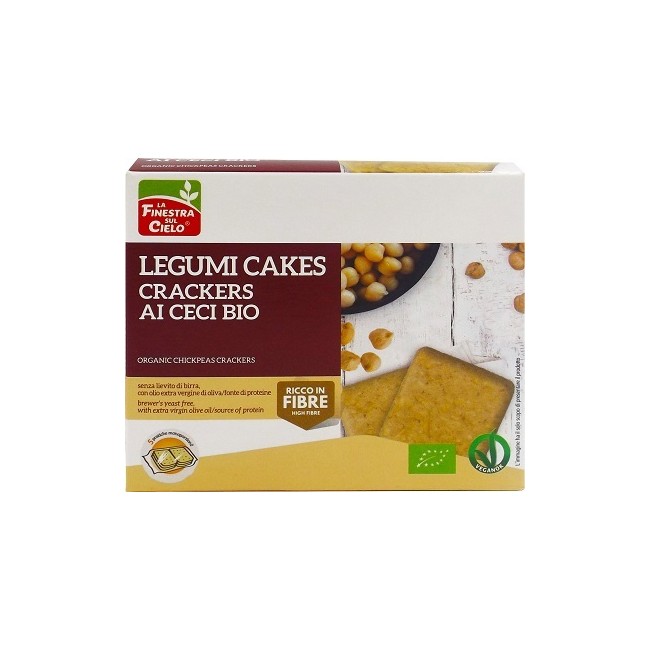 LEGUMICAKES-CRACKERS DI CECI