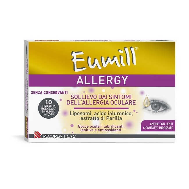 EUMILL ALLERGY GOCCE OCULARI 10 FLACONCINI DA 0,5 ML