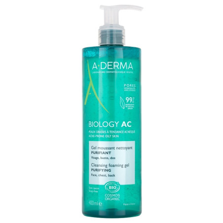 ADERMA BIOLOGY AC GEL DETERGENTE SCHIUMOGENO PURIFICANTE 400 ML