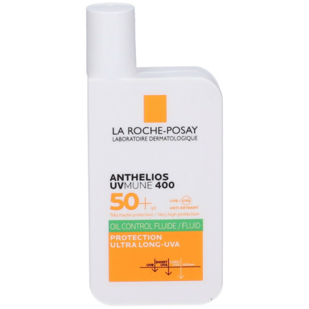 LA ROCHE POSAY ANTHELIOS FLUIDO OIL CONTROL CON PROFUMO UVMUNE SPF50+ 50 ML