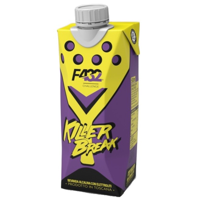 F432 KILLER BREAK ACQUA SENZA BOLLE ALCALINA OLIGOMINERALE PH 8,5 500 ML