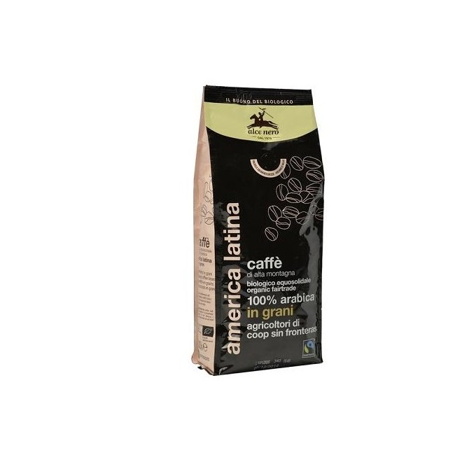 CAFFE' IN GRANI 100% ARABICA BIO FAIRTRADE 500 G