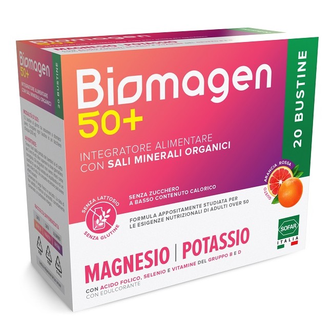 BIOMAGEN 50+ SENZA ZUCCHERI 20 BUSTINE