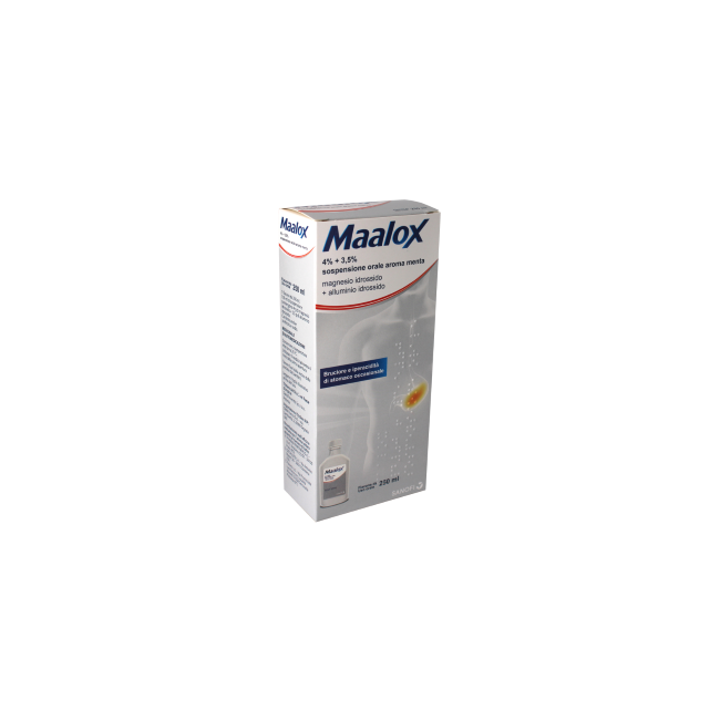 MAALOX*OS SOSP 250ML 4%+3,5%