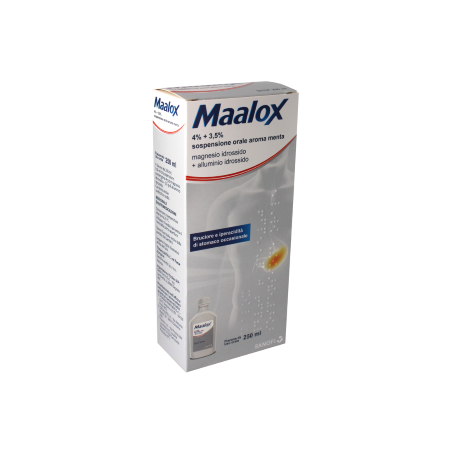 MAALOX*OS SOSP 250ML 4%+3,5%