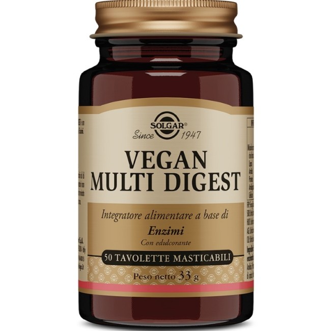 VEGAN MULTI DIGEST 50 TAVOLETTE MASTICABILI