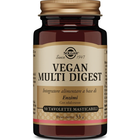 VEGAN MULTI DIGEST 50 TAVOLETTE MASTICABILI