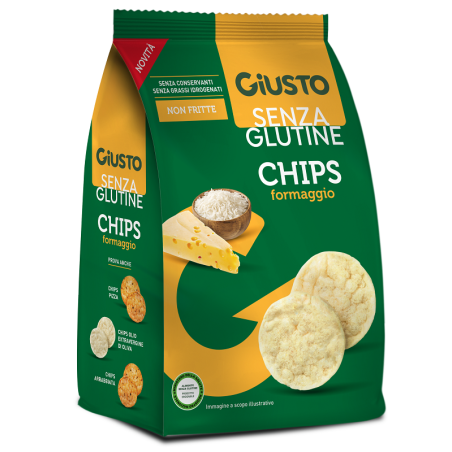 GIUSTO SENZA GLUTINE CHIPS FORMAGGIO 40 G