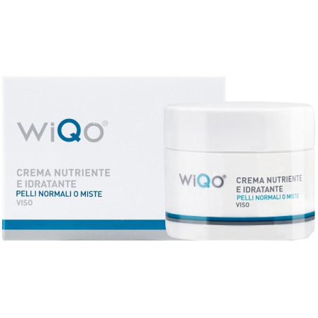 WIQO CREMA NUTRIENTE ED IDRATANTE PELLI NORMALI O MISTE VISO 50 ML