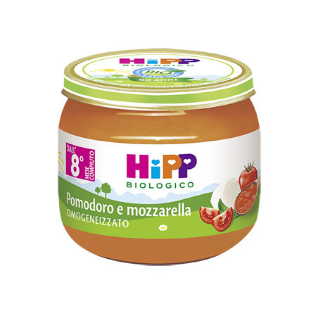 HIPP BIO HIPP BIO OMOGENEIZZATO SUGO POMODORO MOZZARELLA 2X80 G