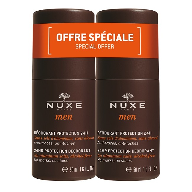 NUXE MEN DUO DEODORANTE UOMO PROTEZIONE 24 ORE 2 X 50 ML