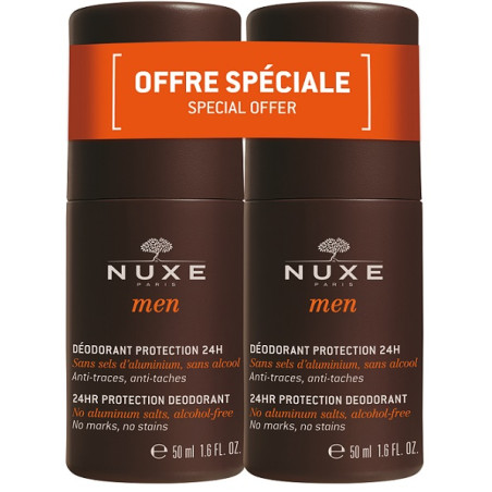 NUXE MEN DUO DEODORANTE UOMO PROTEZIONE 24 ORE 2 X 50 ML