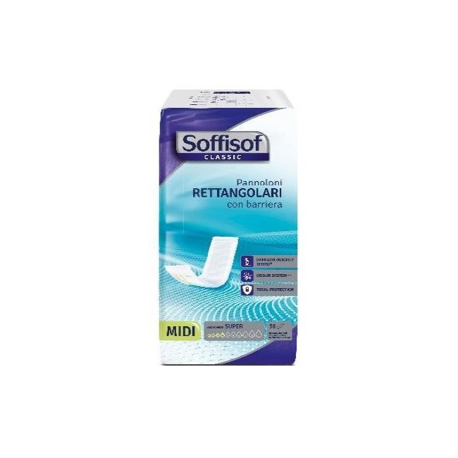 SOFFISOF CLASSIC PANNOLONE RETTANGOLARE CON BARRIERA 30 PEZZI