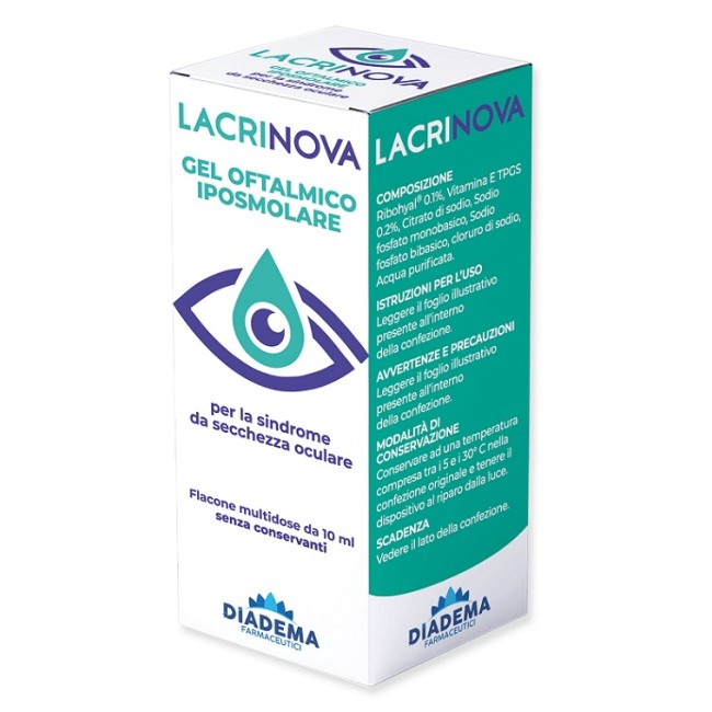 LACRINOVA GEL OFTALMICO IPOSMOLARE TB 10 ML