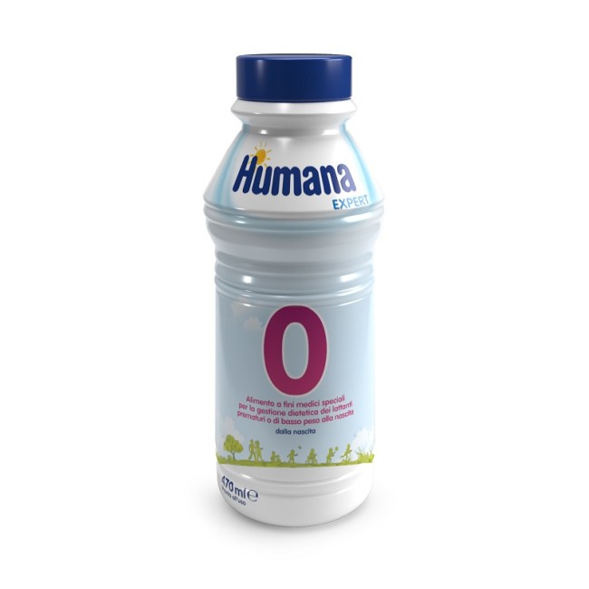 HUMANA 0 EXPERT 470 ML BOTTIGLIA