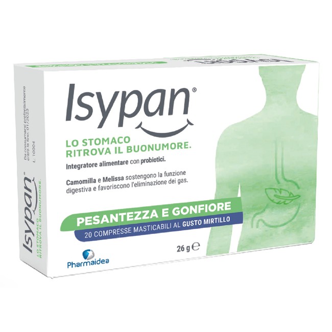 ISYPAN PESANTEZZA GONFIORE 20 COMPRESSE MASTICABILI