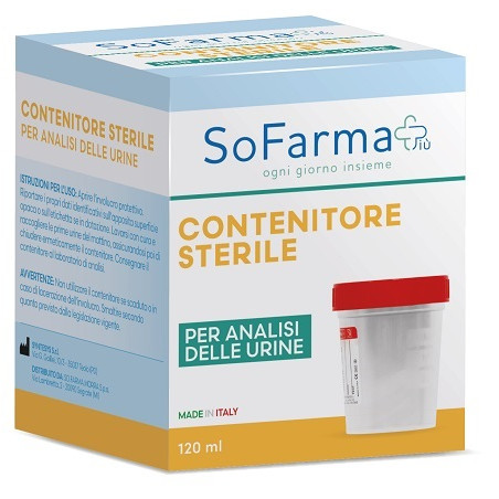 CONTENITORE URINA IN POLIPROPILENE DA 120 ML SOFARMAPIU'