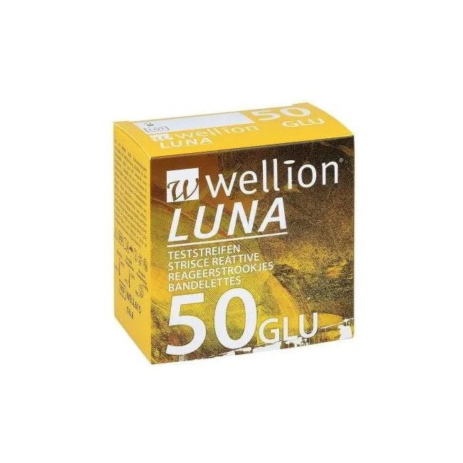 WELLION LUNA 50 STRIPS STRISCE PER MISURAZIONE GLICEMIA