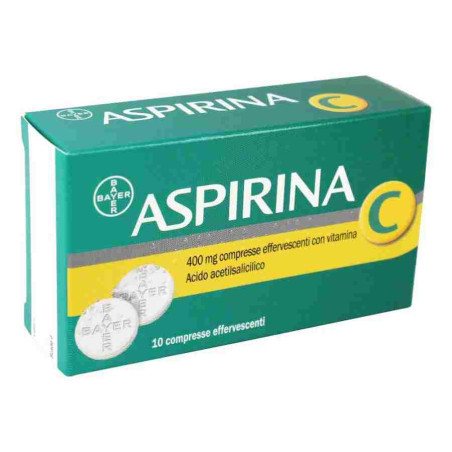 ASPIRINA C 10 COMPRESSE EFFERVESCENTI 400+240MG