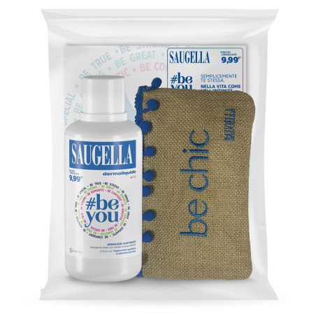 SAUGELLA BUNDLE PROMO POCHETTE 23 BE YOU 1 DERMOLIQUIDO 500 ML + POCHETTE CON PRODOTTI OMAGGIO