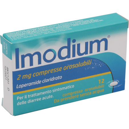 IMODIUM*12CPR OROSOL 2MG