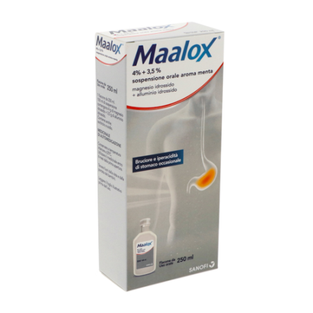 MAALOX*OS SOSP 250ML 4%+3,5%